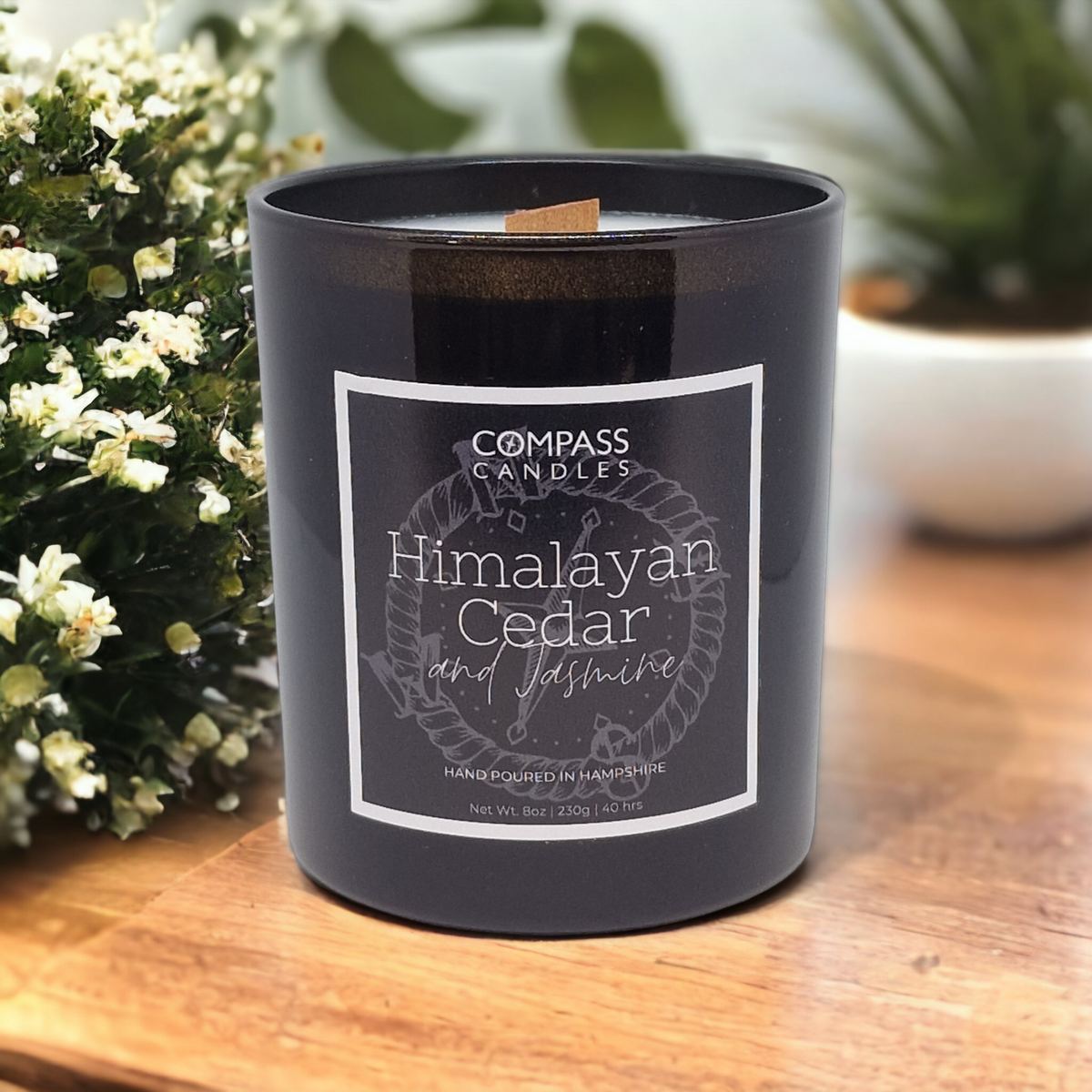 Himalayan Cedar & Jasmine Classic Candle Compass Candles & Homeware Ltd