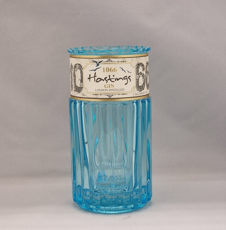 1066 Hastings Gin Bottle Candle