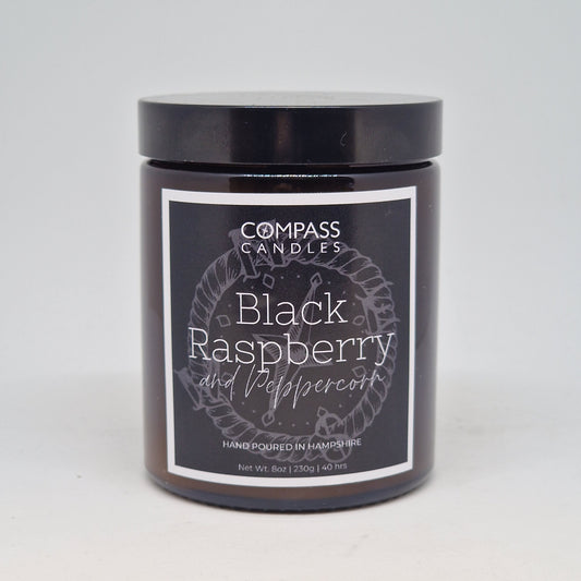Black Raspberry & Peppercorn Amber Candle