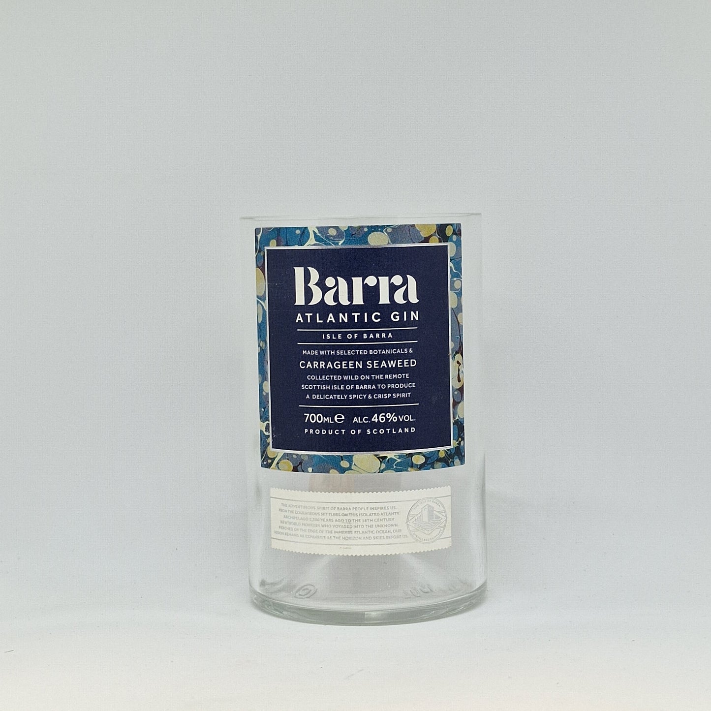 Barra Atlantic Gin Bottle Candle