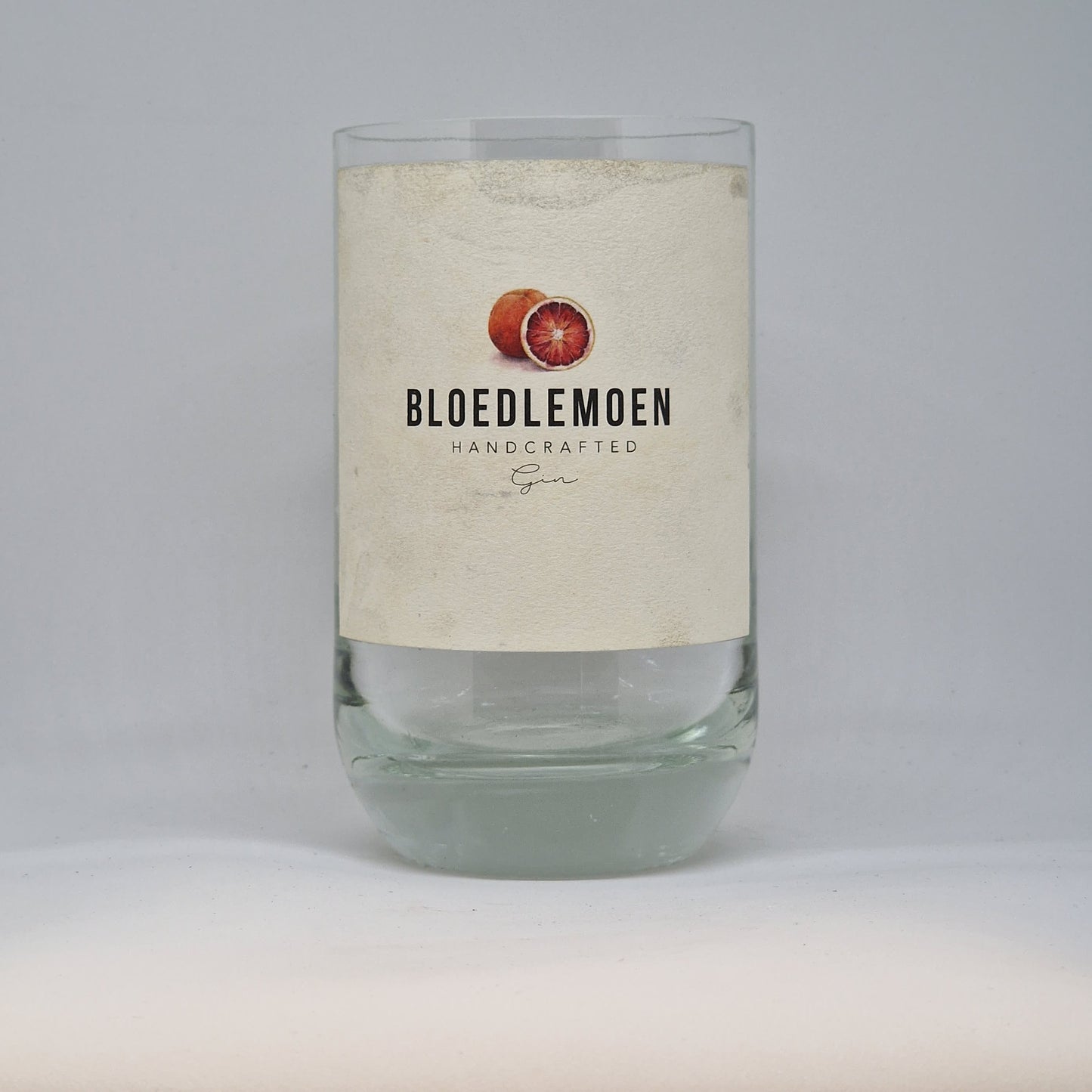 Bloedlemoen Gin Bottle Candle