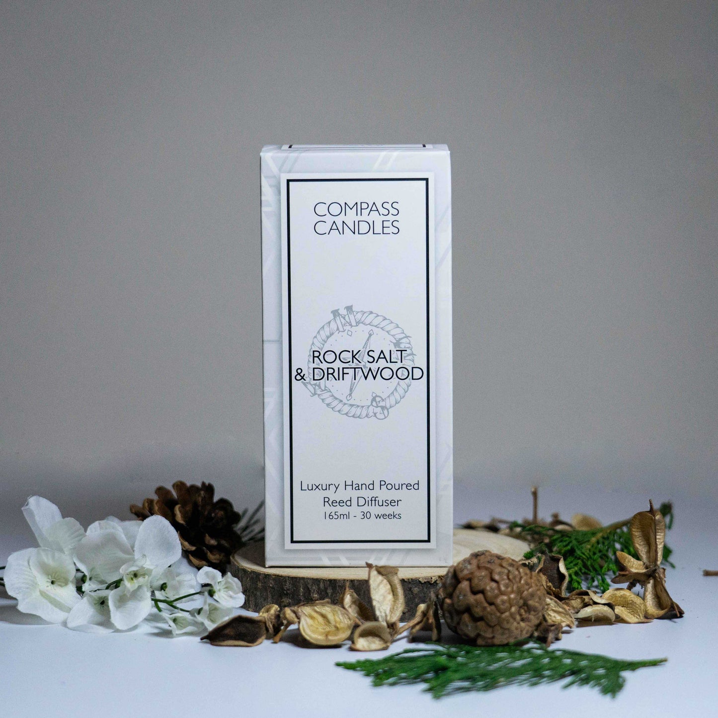 Rock Salt & Driftwood Reed Diffuser - 165ml
