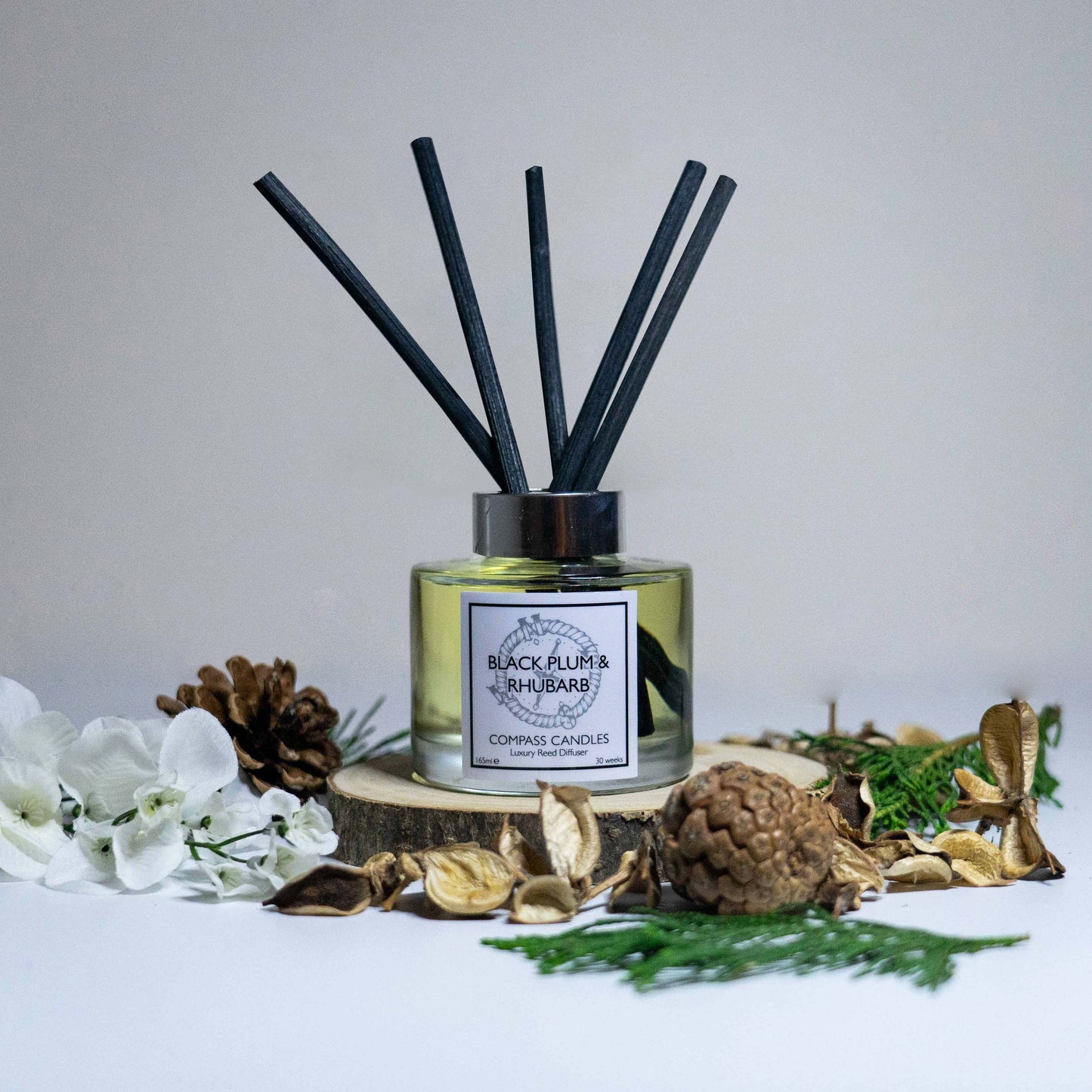 Black Plum & Rhubarb Reed Diffuser - 165ml
