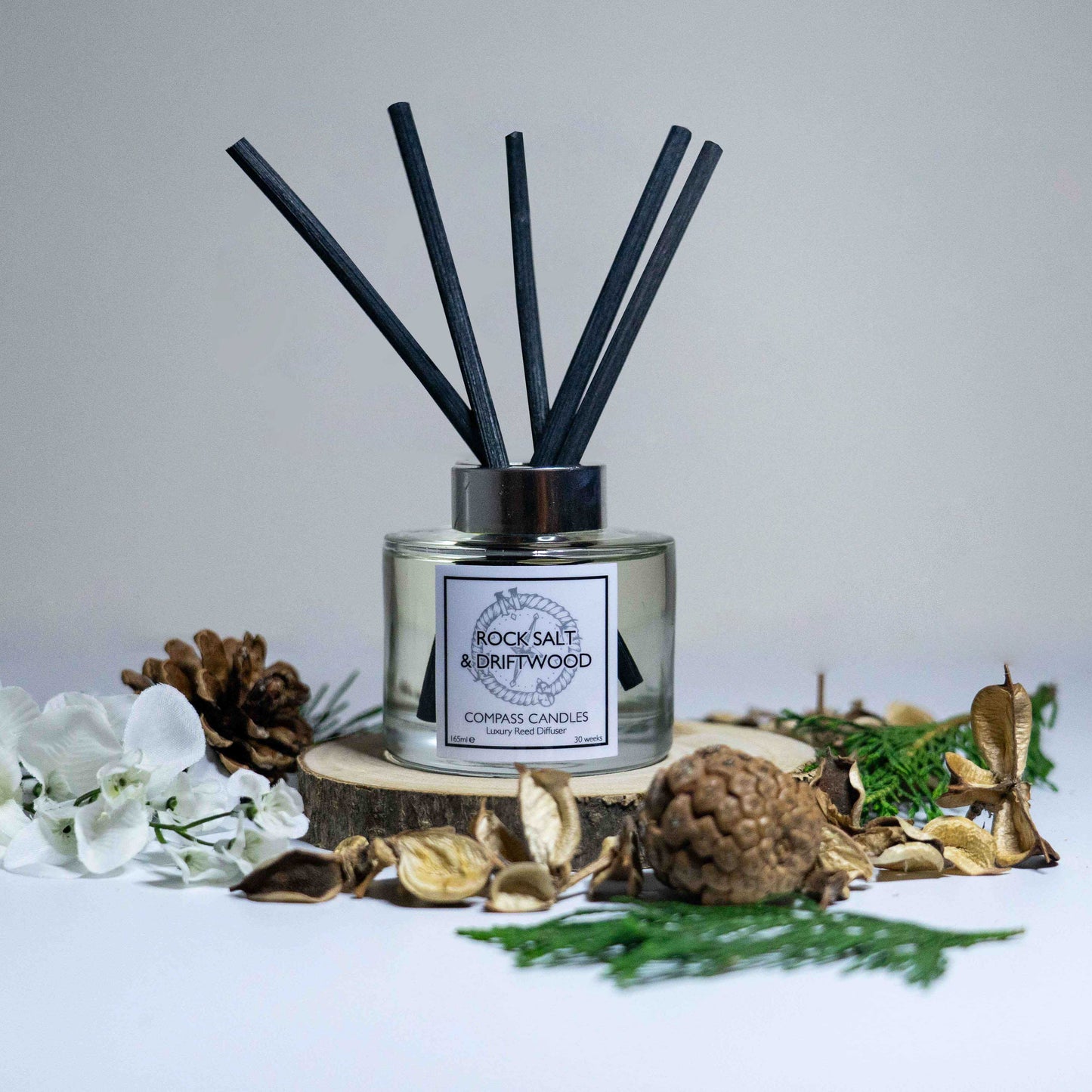 Rock Salt & Driftwood Reed Diffuser - 165ml