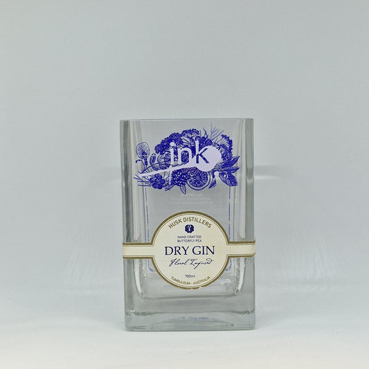 Ink Gin Bottle Candle