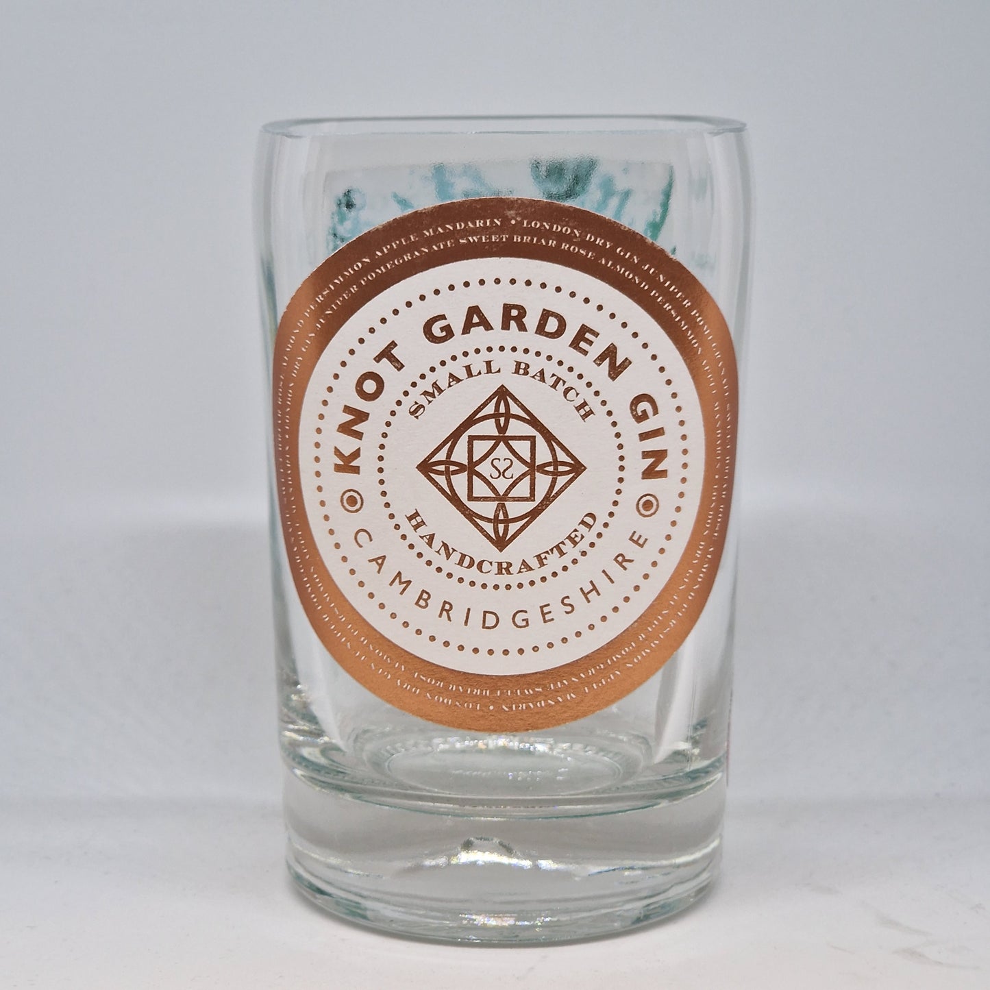 Knot Garden Gin Bottle Candle