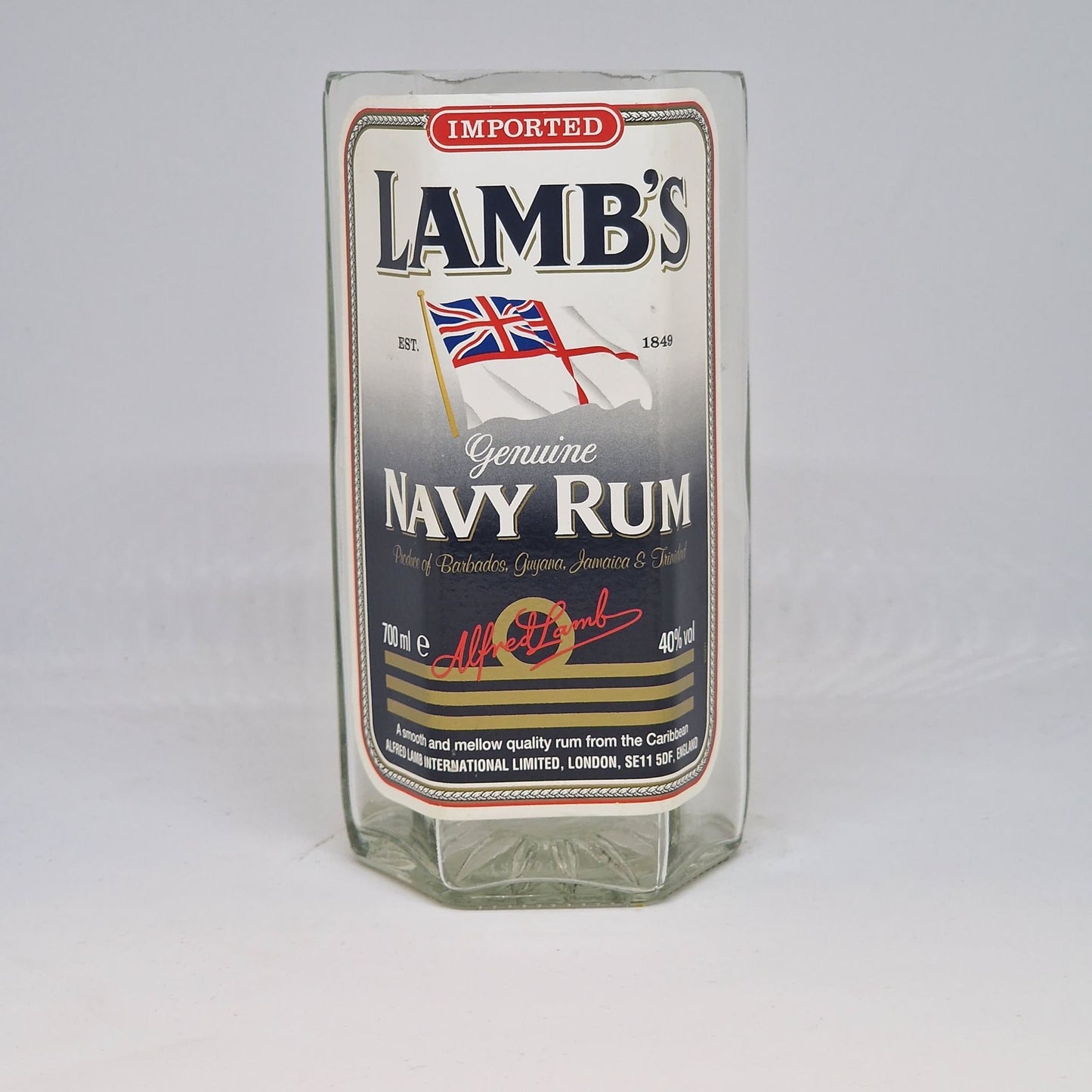 Lamb's Navy Rum Bottle Candle