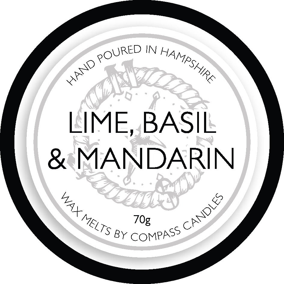 Lime, Basil & Mandarin Wax Melt