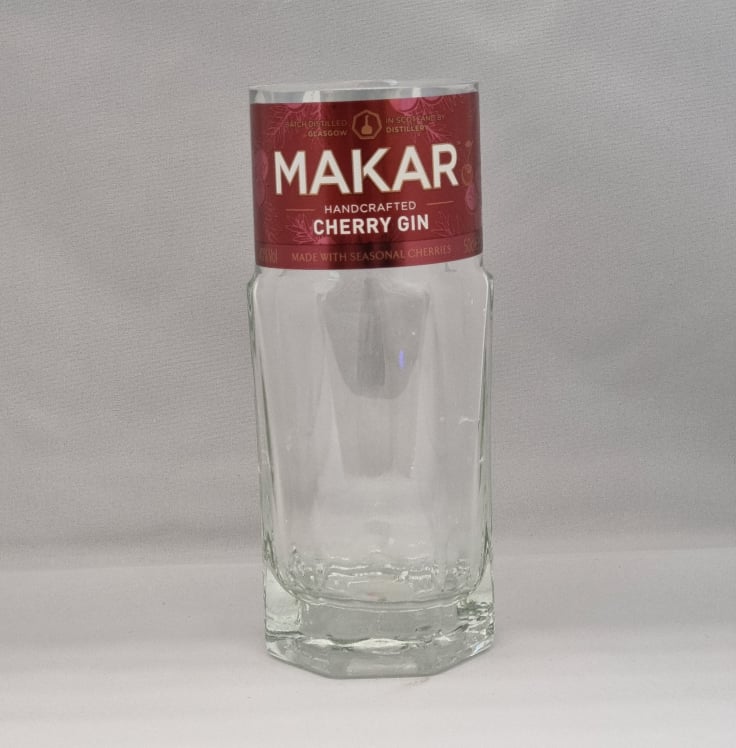 Makar Cherry Gin Bottle Candle