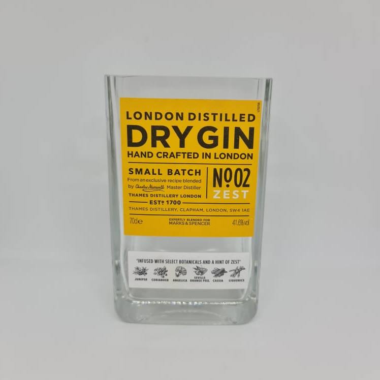 Mark's & Spencer Dry Gin Bottle Candle