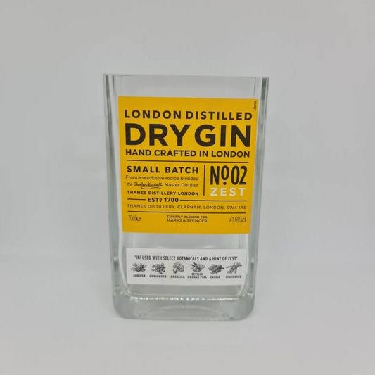 Mark's & Spencer Dry Gin Bottle Candle