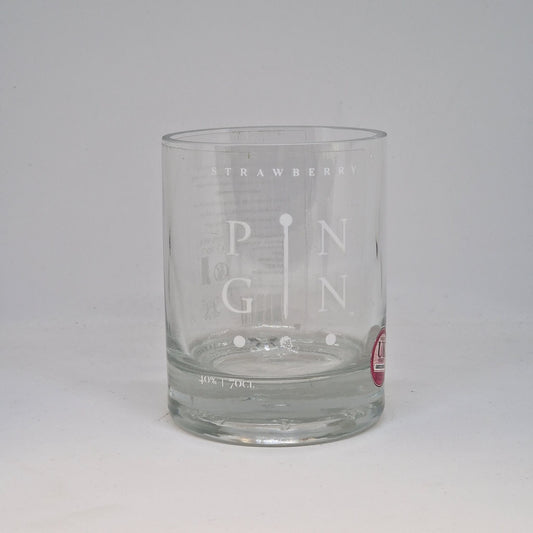 Pin Gin Strawberry Gin Bottle Candle