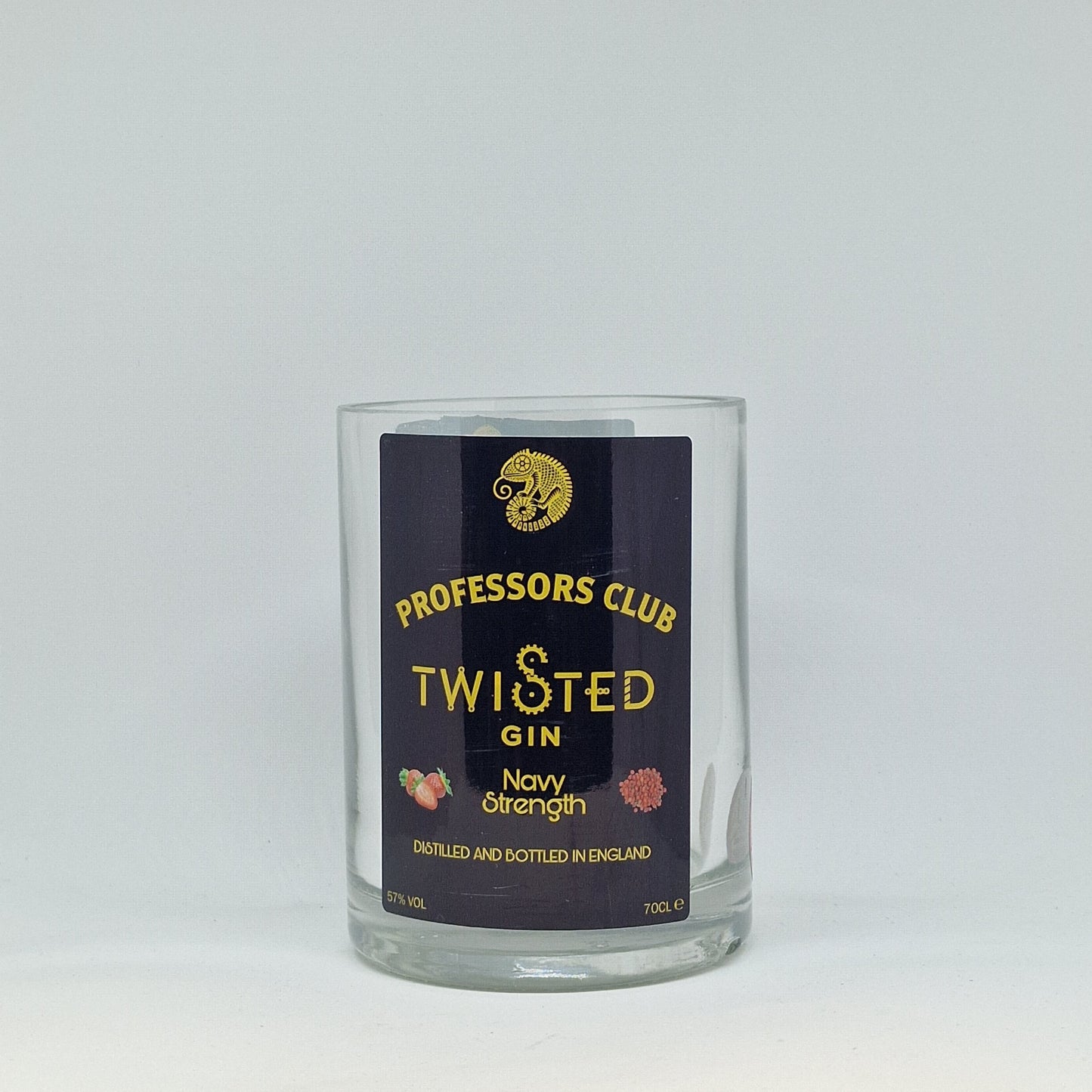 Professors Club Twisted Gin Bottle Candle
