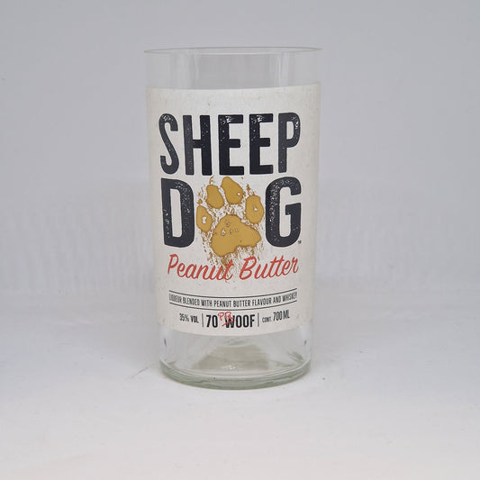 Sheep Dog Peanut Butter Whiskey Bottle Candle