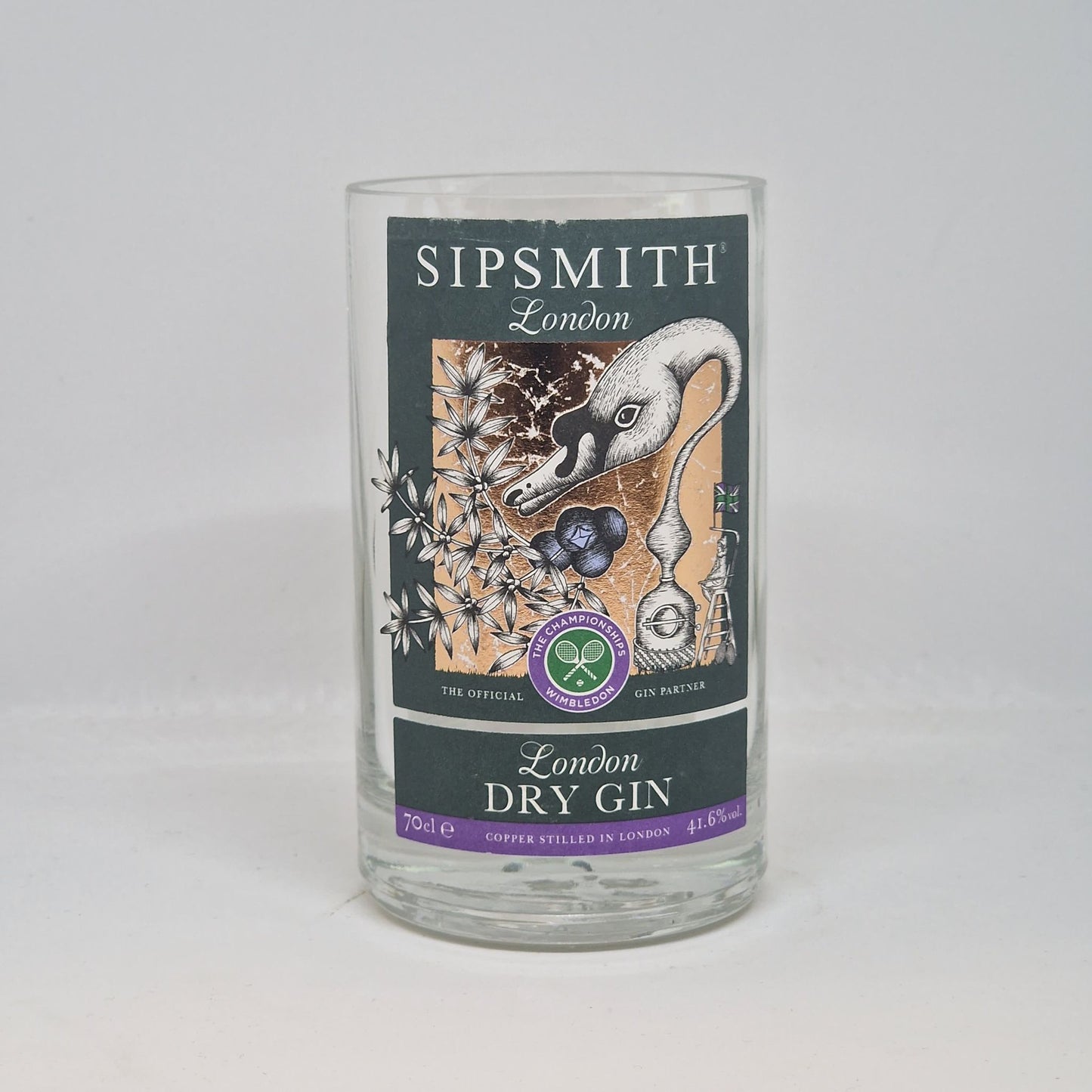 Sipsmith Wimbledon Gin Bottle Candle