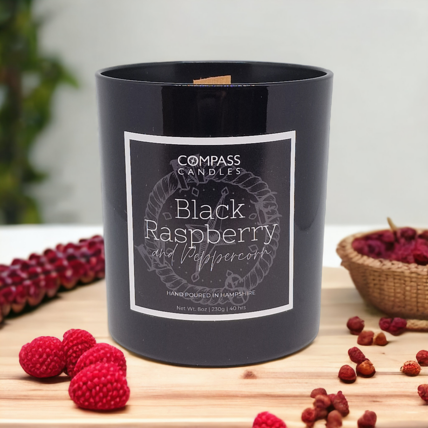 Black Raspberry & Peppercorn Classic Candle