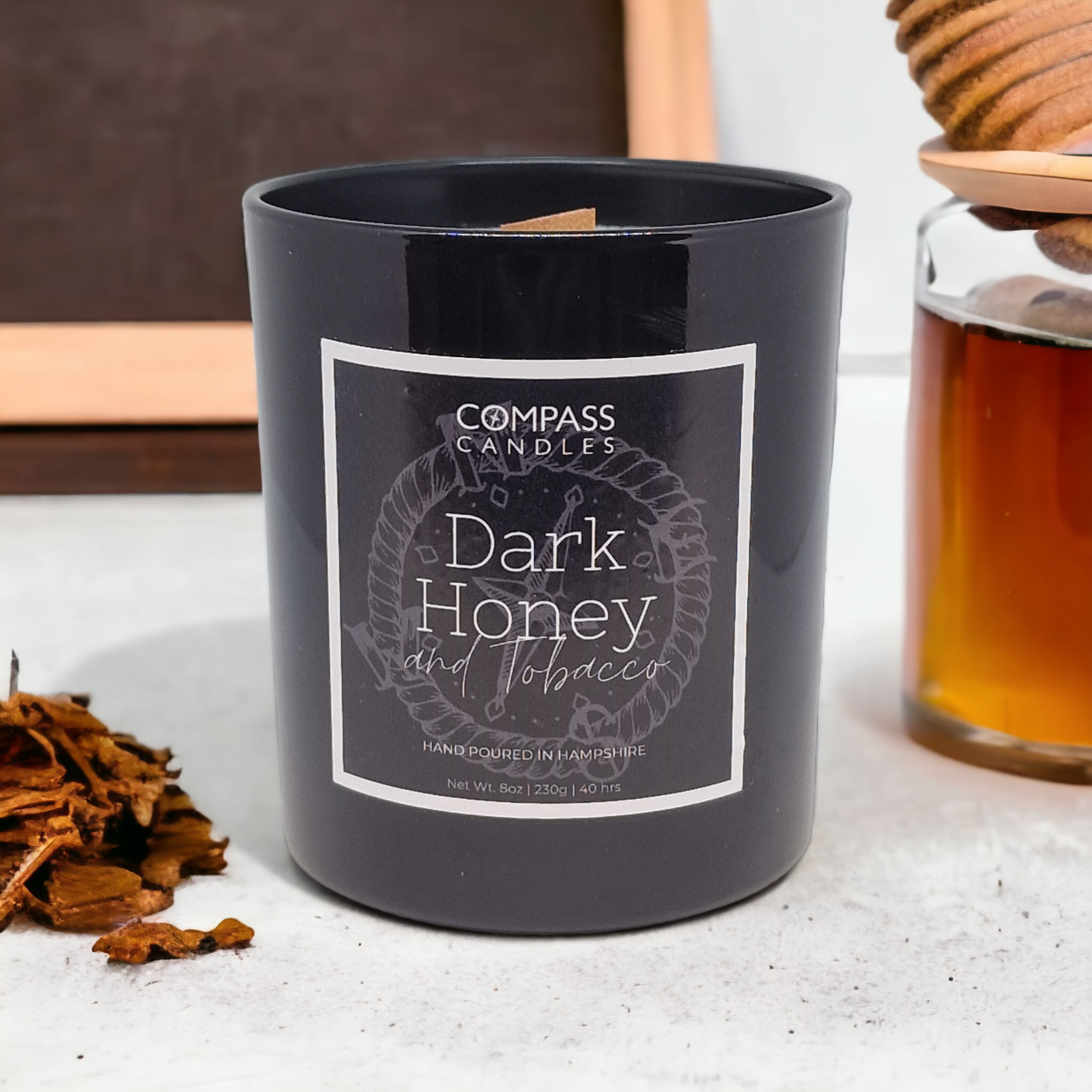 Dark Honey & Tobacco Classic Candle