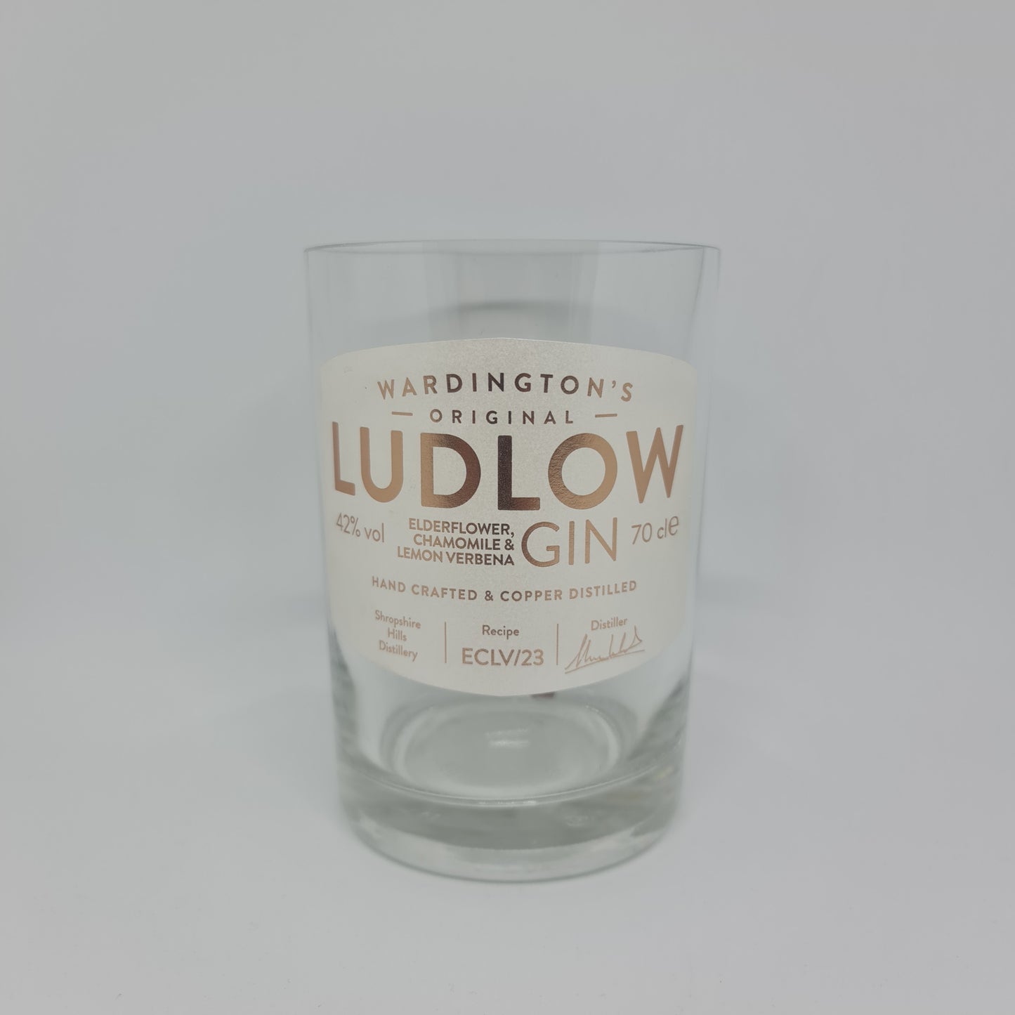 Ludlow Gin Bottle Candle