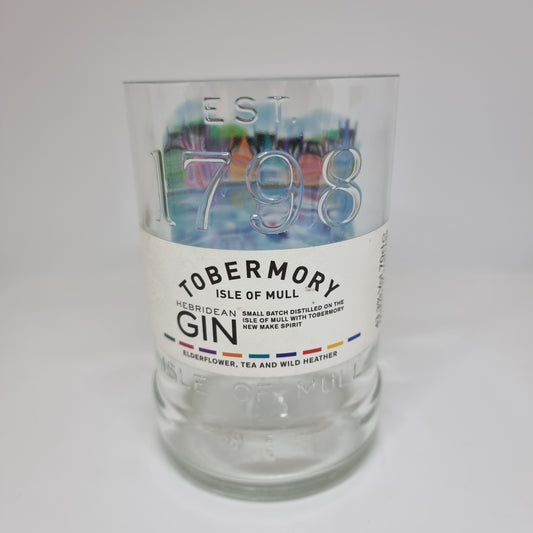 Tobermory Isle of Mull Gin Bottle Candle
