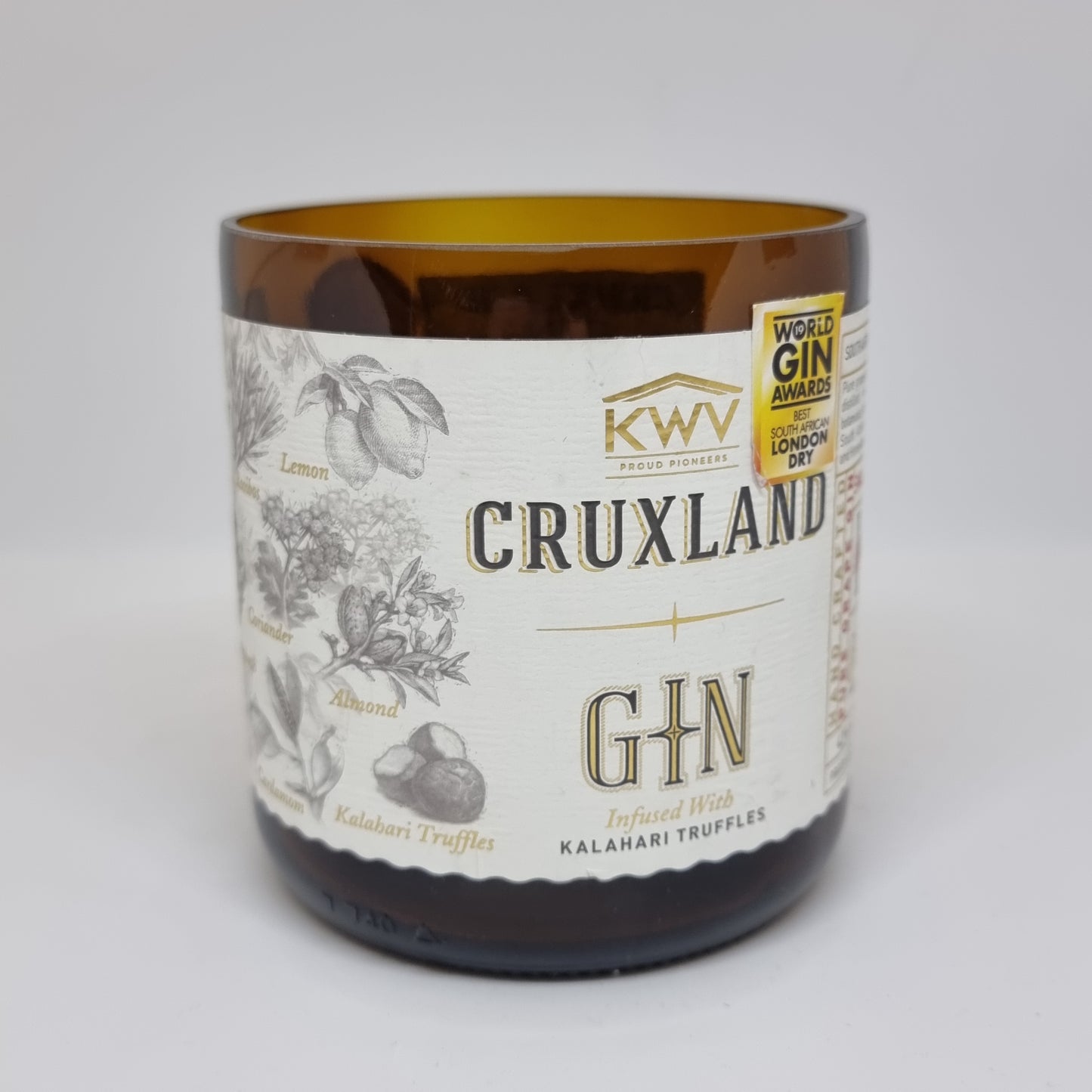 Cruxland Gin Bottle Candle