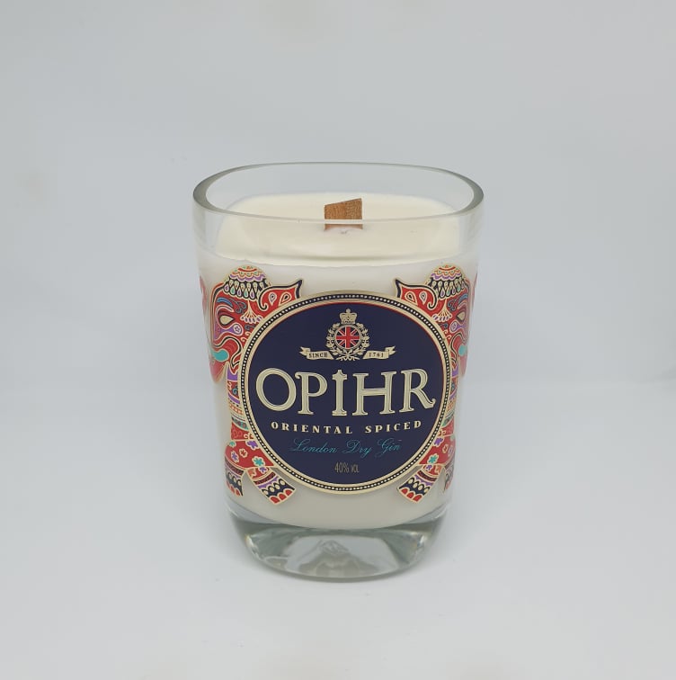 Opihr Gin Bottle Candle