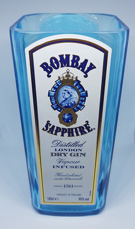 Bombay Sapphire Gin Bottle Candle