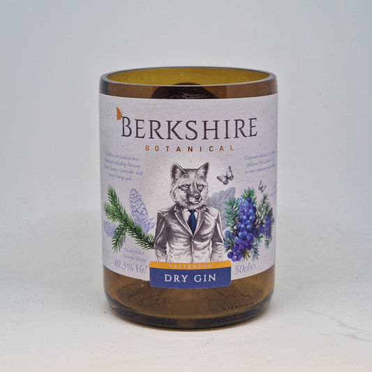 Berkshire Botanical Dry Gin Bottle Candle