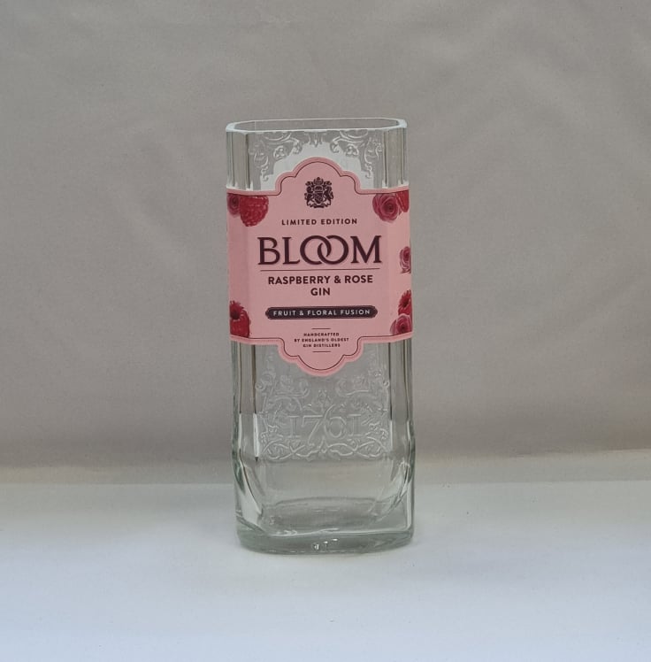 Bloom Raspberry & Rose Gin Bottle Candle