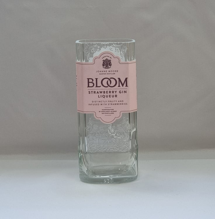 Bloom Strawberry Gin Liqueur Bottle Candle