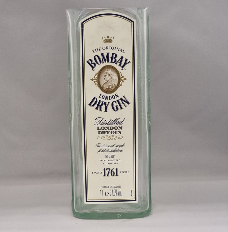 Bombay London Dry Gin Bottle Candle 1L