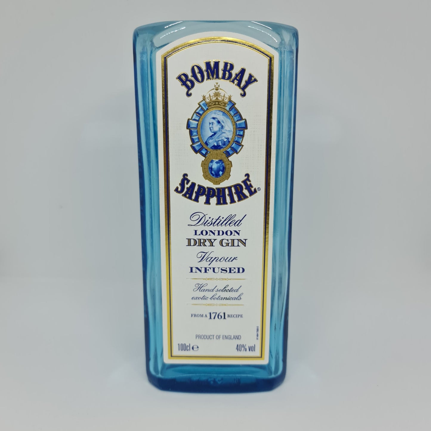 Bombay Sapphire Gin Bottle Candle 1L