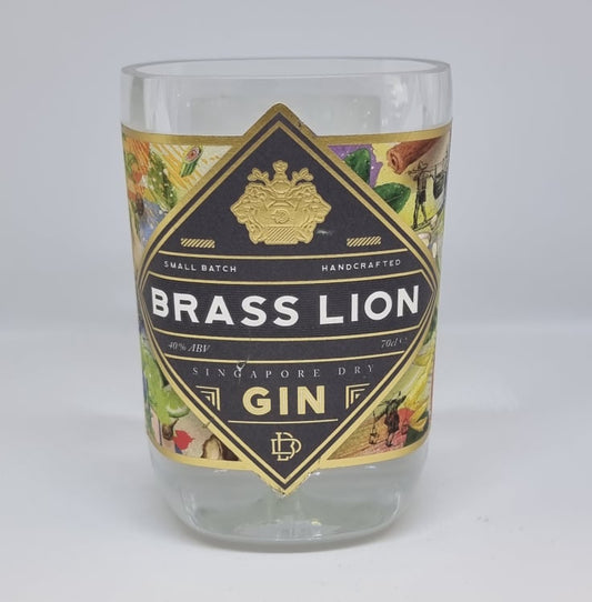 Brass Lion Singapore Gin Bottle Candle