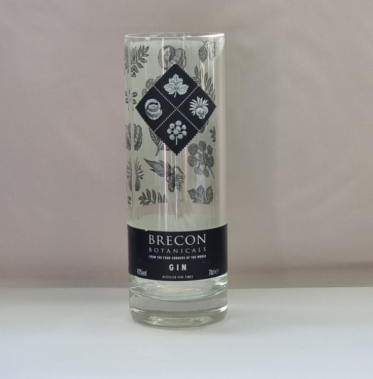 Brecon Botanicals Gin Bottle Candle