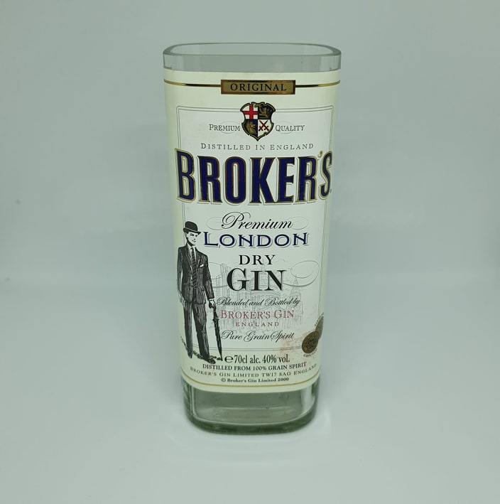 Broker's Gin Bottle Candle