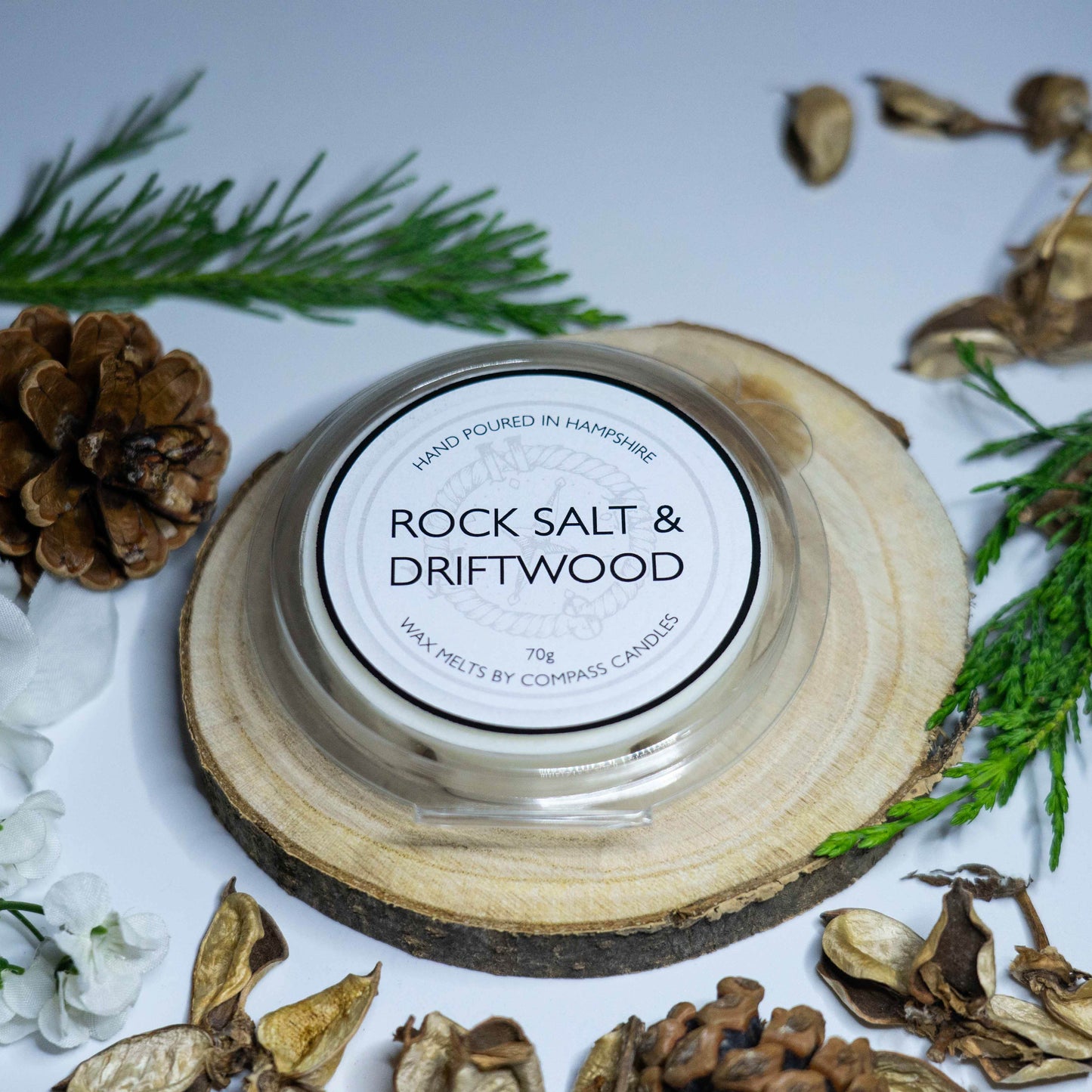 Rock Salt & Driftwood Wax Melt