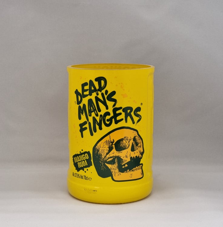 Dead Man's Fingers Mango Rum Bottle Candle
