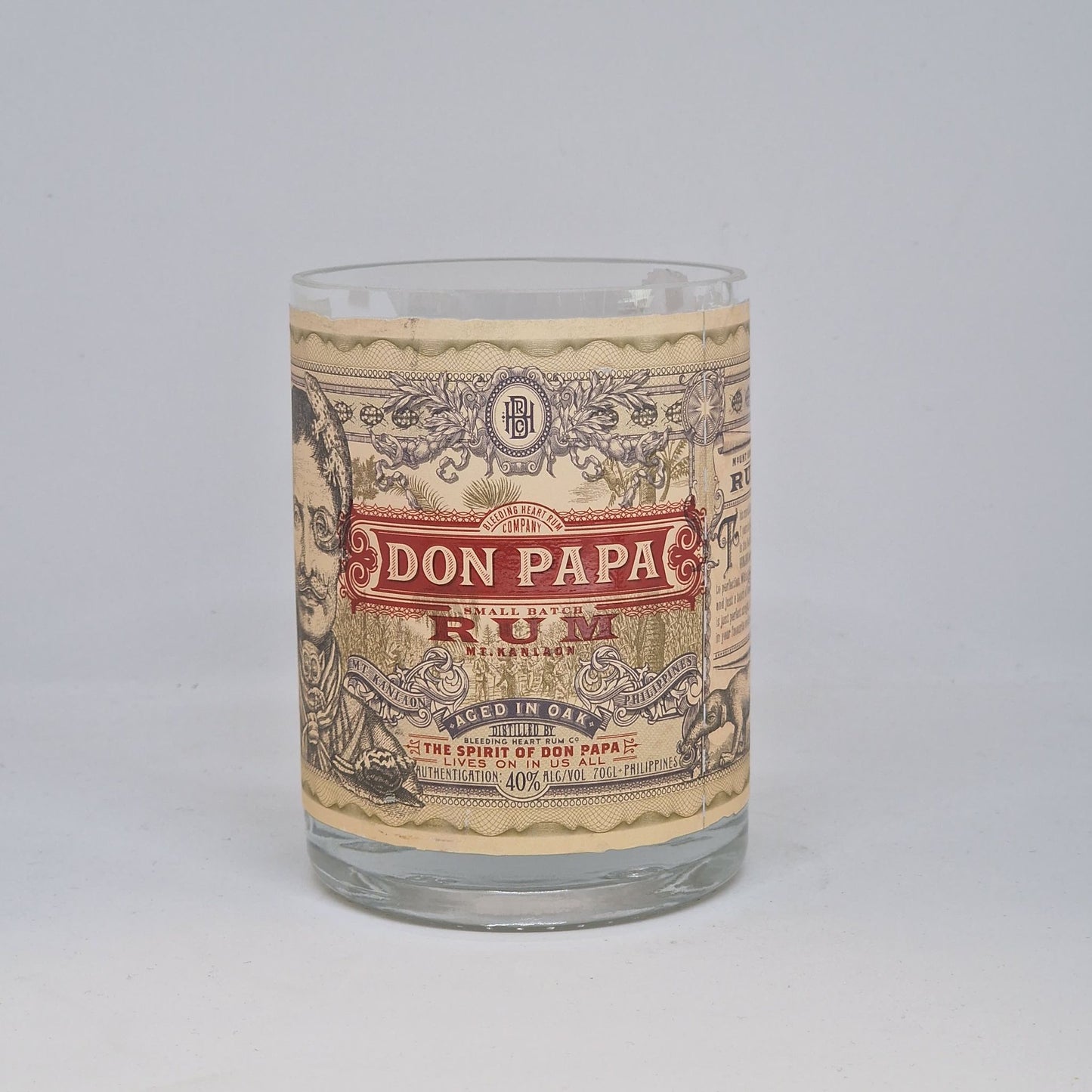 Don Papa Rum Bottle Candle