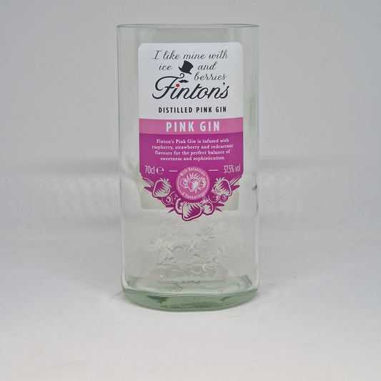 Fintons Pink Gin Bottle Candle