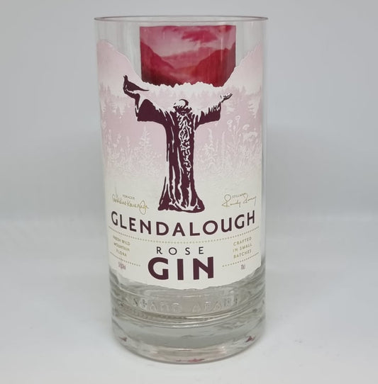 Glendalough Rose Gin Bottle Candle