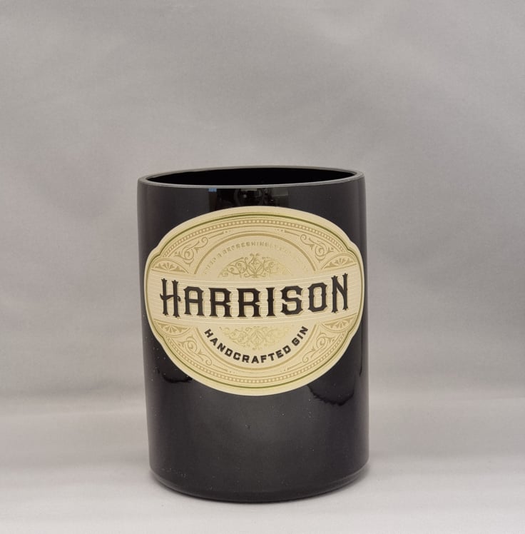 Harrison Gin Bottle Candle