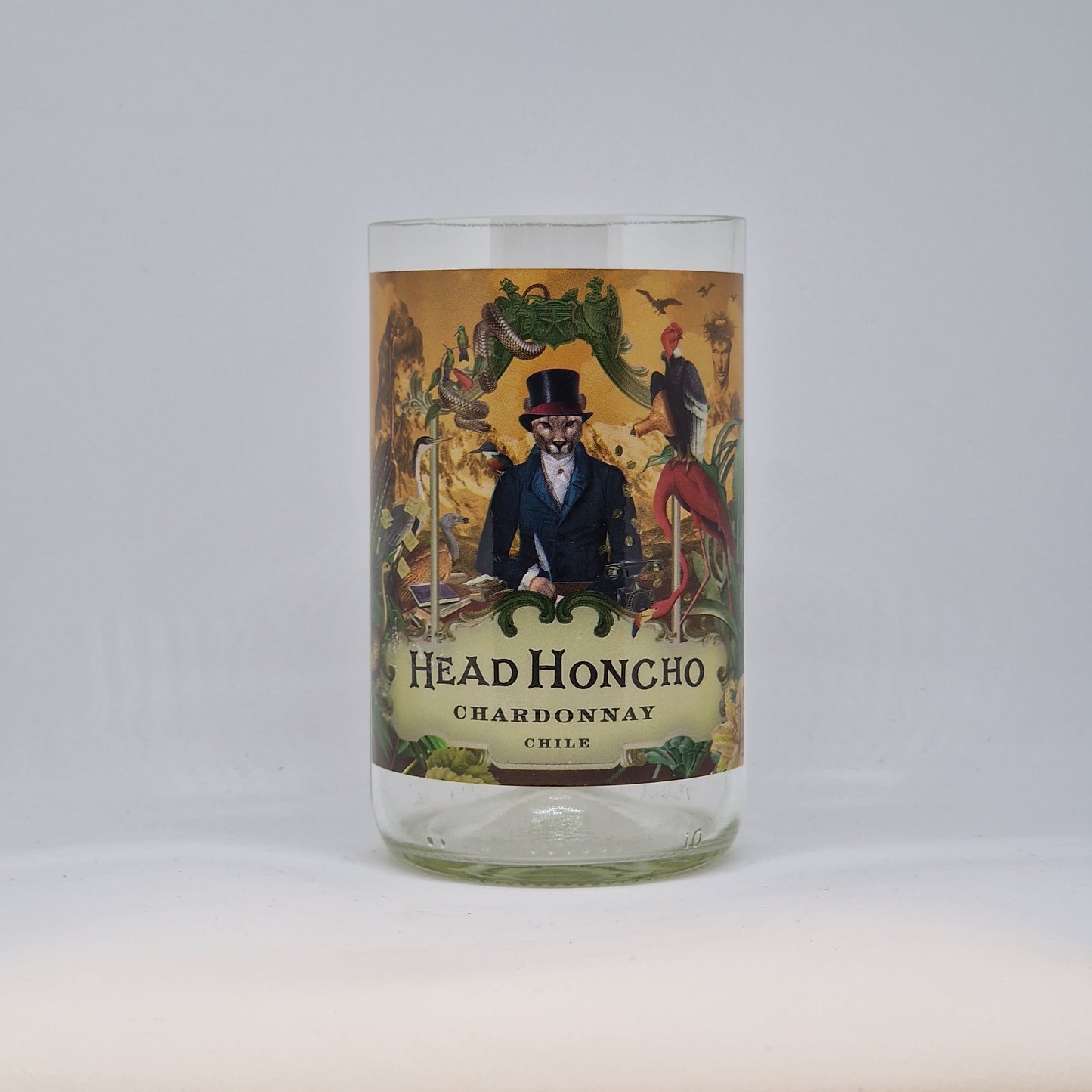 Head Honcho Chardonnay Wine Bottle Candle
