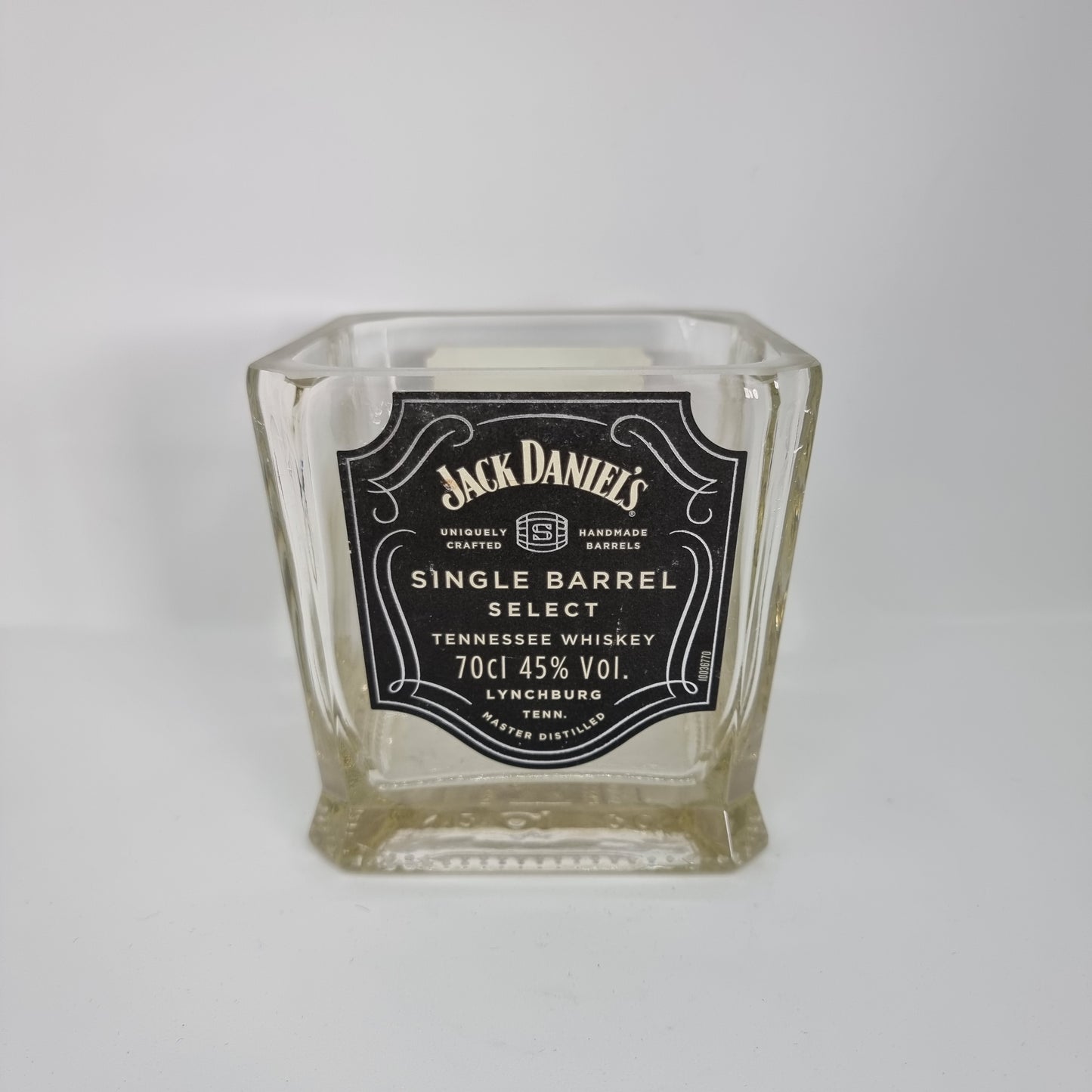 Jack Daniels Single Barrel Select Whiskey Bottle Candle