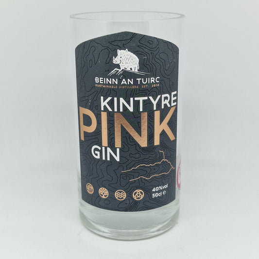 Kintyre Pink Gin Bottle Candle
