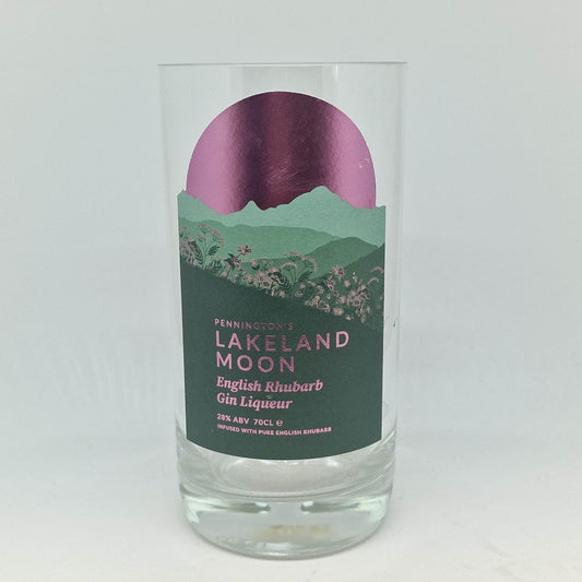 Lakeland Moon English Rhubarb Gin Liqueur Bottle Candle