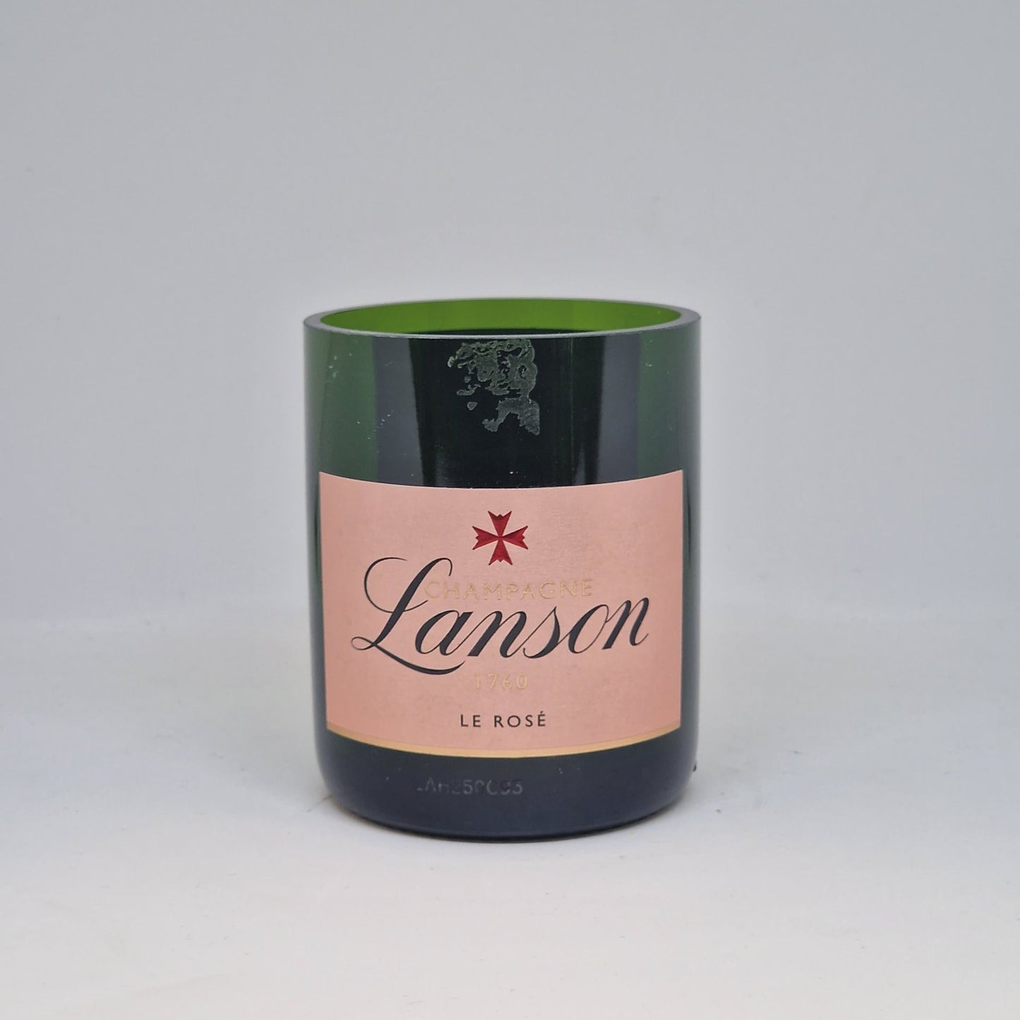 Lanson Le Rose Champagne Bottle Candle