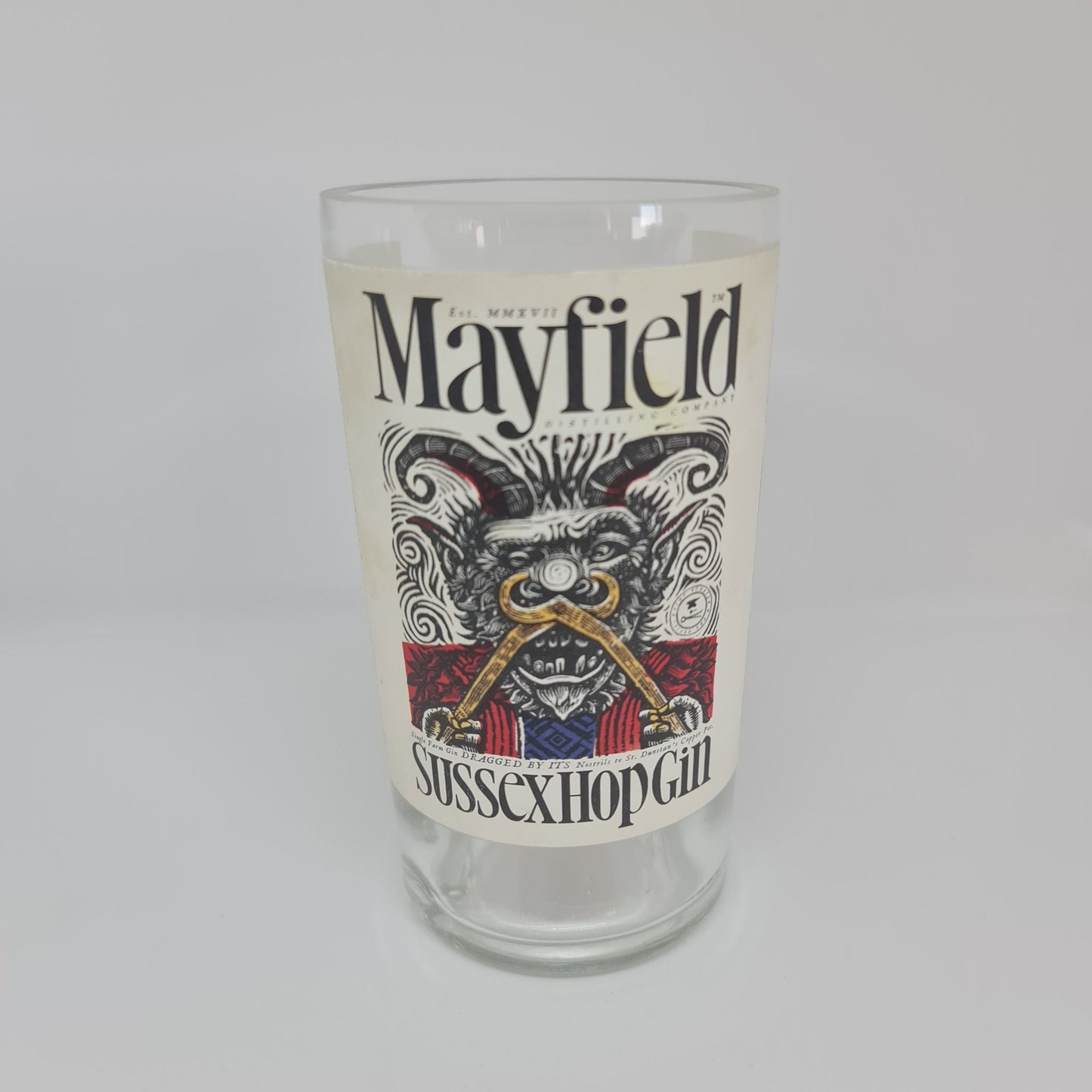 Mayfield Sussex Hop Gin Bottle Candle