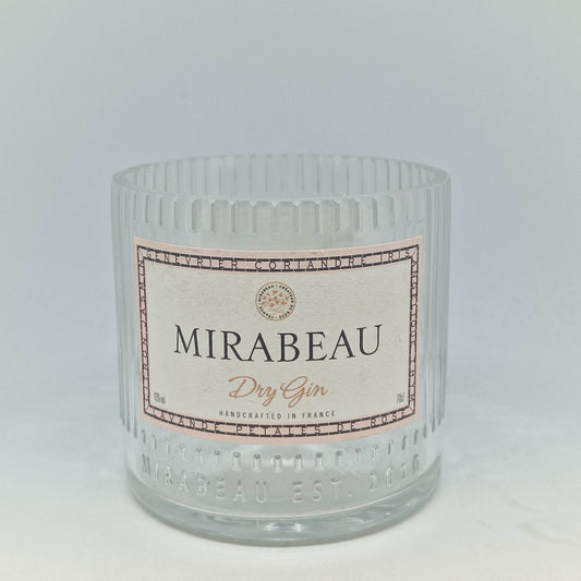 Mirabeau Dry Gin Bottle Candle