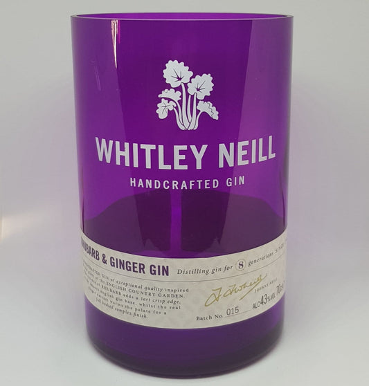 Whitley Neill Rhubarb & Ginger Gin Bottle Candle