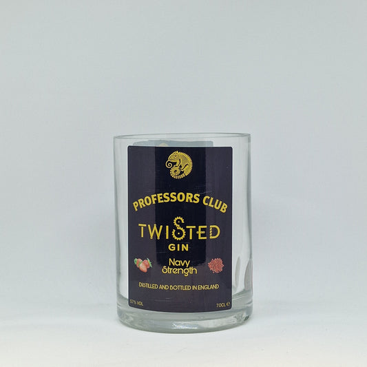 Professors Club Twisted Gin Bottle Candle