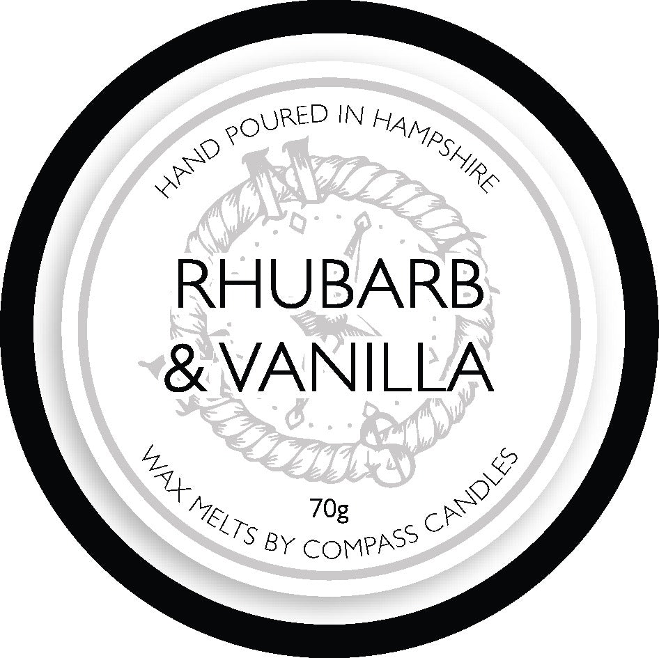 Rhubarb & Vanilla Wax Melt